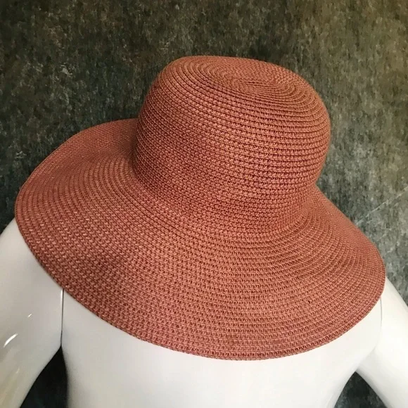 Boho Floppy Woven Wide Brim Hat - Picture 2 of 3
